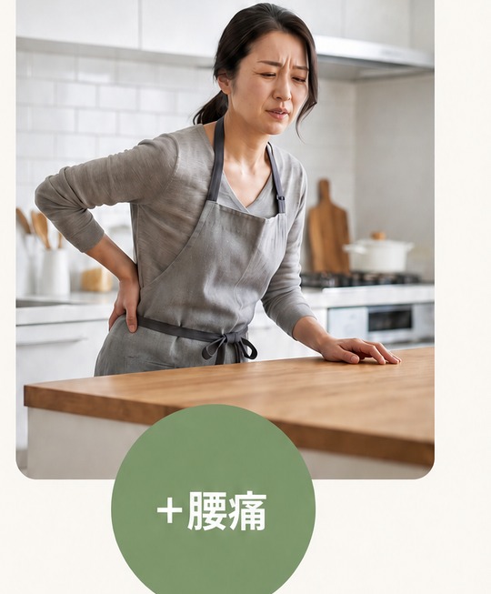 +腰痛