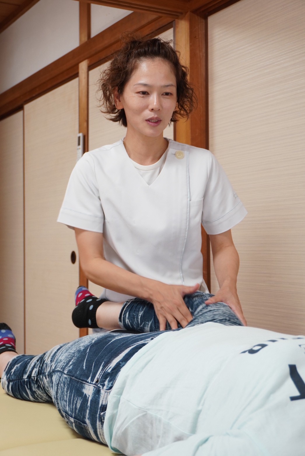 施術の様子